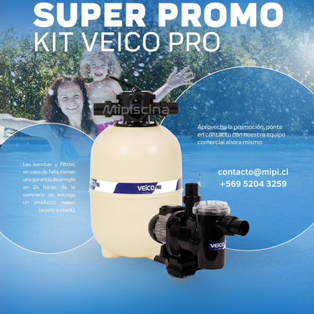 Super Promo Kit Veico Pro (Filtro veico v40 + bomba veico pro 1/2)